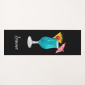 トロピッパーソナライズされたクカラフルドリンク ヨガマット (正面(横))