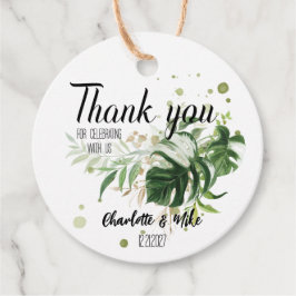 トロピッパーソナライズされたク結婚のギフトカスタムウェディング フェイバータグ