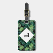 トロピッパーソナライズされたク葉ラゲッジタグ ラゲッジタグ (正面縦)
