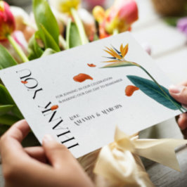 トロピッファンシーク結婚な花の数 – サンキューカード