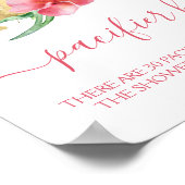 トロピッモダンクおしゃぶり狩りベビーシャワーゲーム ポスター (角)