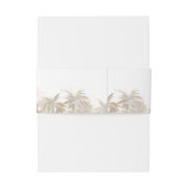 トロピッモダンクの木の結婚タイポグラフ 招待状ベリーバンド (裏面例)