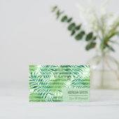 トロピッモダンクウォーターカラープラントスパリトリート 名刺 (スタンド正面)