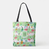 トロピッモダンクカラフルパターン トートバッグ (裏面)