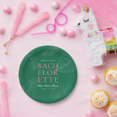 トロピッモダンクカラフルパーム葉 ペーパープレート (パーティー)