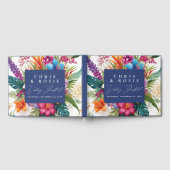 トロピッモダンクカラフル秋の結婚式 ゲストブック (全面)