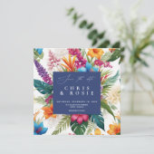 トロピッモダンクカラフル秋の結婚式 シーズンカード (スタンド正面)