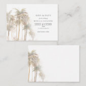 トロピッモダンクツリータイポグラフィ保存日 ノートカード (正面/裏面)