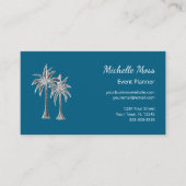 トロピッモダンクパームツリーズトレンディービーチ 名刺 (正面)