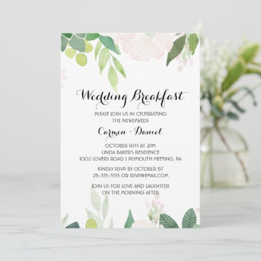 トロピッモダンクフローラ結婚ズブレックファースト 招待状 (スタンド正面)