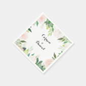 トロピッモダンクフローラ結婚ナプキン スタンダードカクテルナプキン (角)