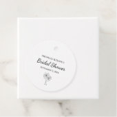 トロピッモダンクブライダルシャワーエレガントヤシの木 フェイバータグ (インサイチュ)