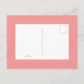 トロピッモダンク水の色葉のとトゥーカン結婚ズ インビテーションポストカード (裏面)