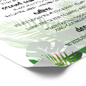 トロピッモダンク結婚の音楽フェスティバルメニュー ポスター (角)