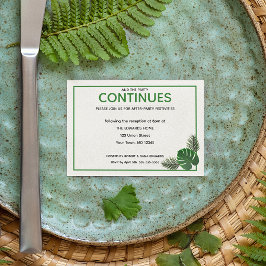 トロピッモダンク結婚・アフター・パーティー エンクロージャーカード