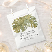 トロピッモダンク葉結婚のPalm's フェイバーバッグ (クリップ留めされた状態)