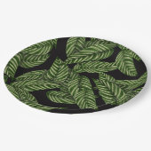 トロピッモダンク葉 ペーパープレート (アングル)