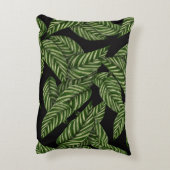 トロピッモダンク葉・モノグラム名 アクセントクッション (裏面(縦))