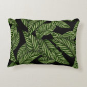 トロピッモダンク葉・モノグラム名 アクセントクッション (裏面)