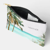 トロピッモノグラムのクパーム離れツリービーチ アクセサリーポーチ (見開き)