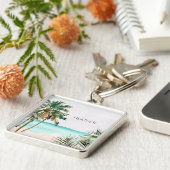 トロピッモノグラムのクパーム離れツリービーチ キーホルダー (側面)