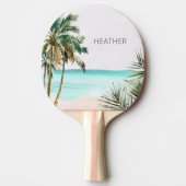トロピッモノグラムのクパーム離れツリービーチ 卓球ラケット (正面)