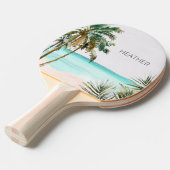 トロピッモノグラムのクパーム離れツリービーチ 卓球ラケット (正面アングル)