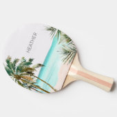 トロピッモノグラムのクパーム離れツリービーチ 卓球ラケット (横)