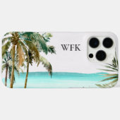 トロピッモノグラムのクパーム離れツリービーチ Case-Mate iPhoneケース (裏面 (横))