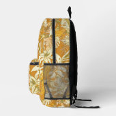 トロピッユニークク・リーフ黄モダン色 プリントバックパック (右)