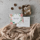 トロピッ図解入りの、写真付きのクカラフルフローラありがとう ポストカード