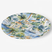 トロピッ地中海のク結婚ス ペーパープレート (アングル)