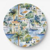 トロピッ地中海のク結婚ス ペーパープレート (正面)