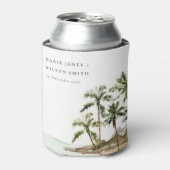 トロピッ素朴クパームツリーズビーチサンド結婚ズ 缶クーラー (缶正面)