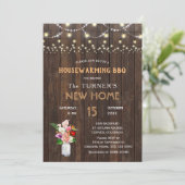 トロピッ素朴クフラワーズウッド引っ越し祝いパーティーBBQ 招待状 (スタンド正面)