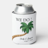 トロピッ素朴ク目的地ビーチ結婚式 缶クーラー (缶正面)