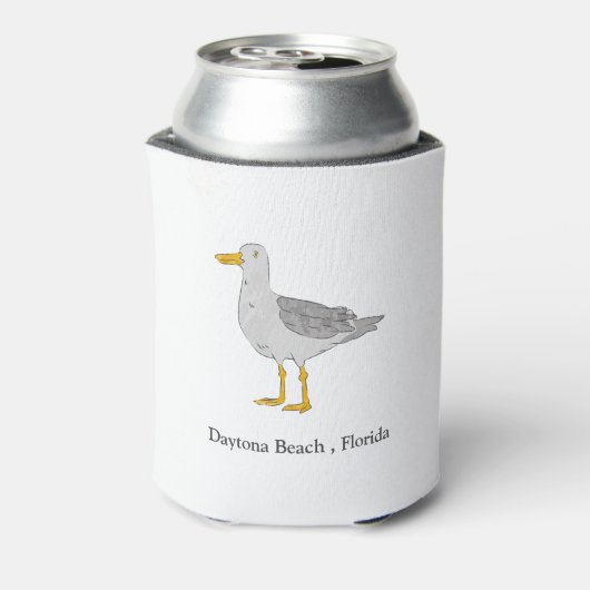 トロピッ素朴ク目的地ビーチ結婚式 缶クーラー (缶裏面)