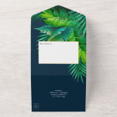 トロピッ素朴ク結婚ス オールインワン招待状 (外側)