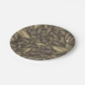 トロピッ素朴ク葉ヴィンテージエレガント ペーパープレート (アングル)