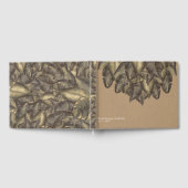 トロピッ素朴ク離れヴィンテージボタニッ結婚クス ゲストブック (全面)