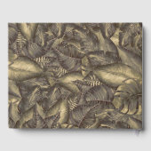 トロピッ素朴ク離れヴィンテージボタニッ結婚クス ゲストブック (裏面)