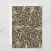 トロピッ素朴ク離れヴィンテージ誕生日 招待状 (裏面)