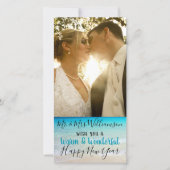 トロピッ結婚したク・クリスマスミセス・フォトカード シーズンカード (正面)