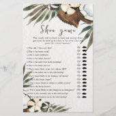 トロピッ結婚カルまたはカップルのシャワーシューゲーム (正面)