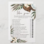 トロピッ結婚カルまたはカップルのシャワーシューゲーム (正面/裏面)