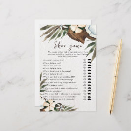 トロピッ結婚カルまたはカップルのシャワーシューゲーム