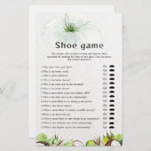 トロピッ結婚カルまたはカップルのシャワーシューゲーム (正面/裏面)