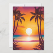 トロピッ結婚クのモダン台本 サンキューカード (裏面)