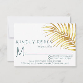 トロピッ結婚クの高級な食事の選択 出欠カード