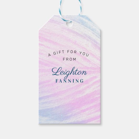 トロピッ絵を描クリーフ ギフトタグ (正面)